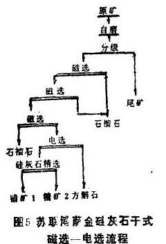 硅灰石選礦流程